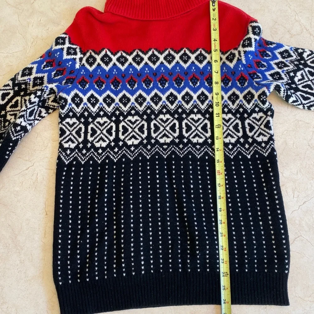 L.L. Bean Signature Nordic 100% Merino Wool Sweater - Picture 8 of 15